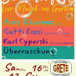 Grete Sommerfest am 17.09.22